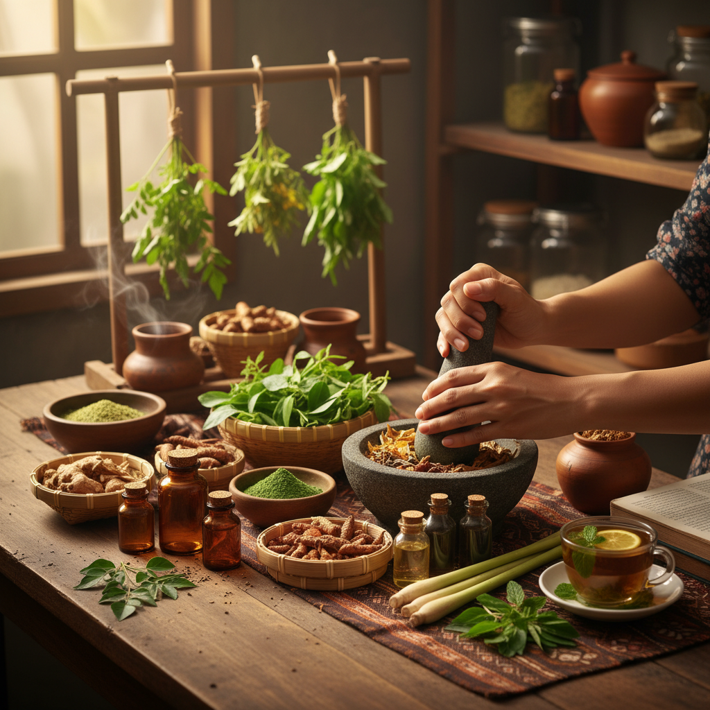 Tradisi herbal untuk kesejahteraan